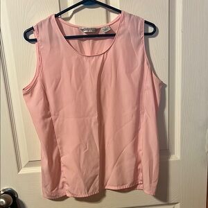 Investments Pink Sleeveless Tank Top